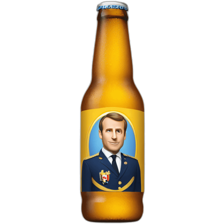 Macron beer emoji