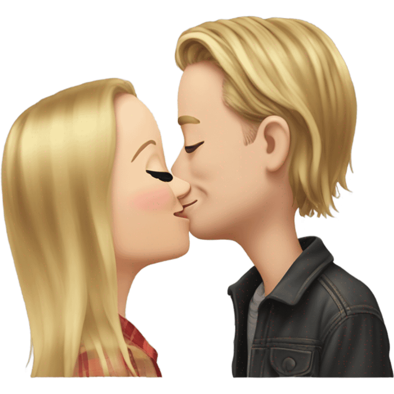 macaulay culkin kissing girl emoji