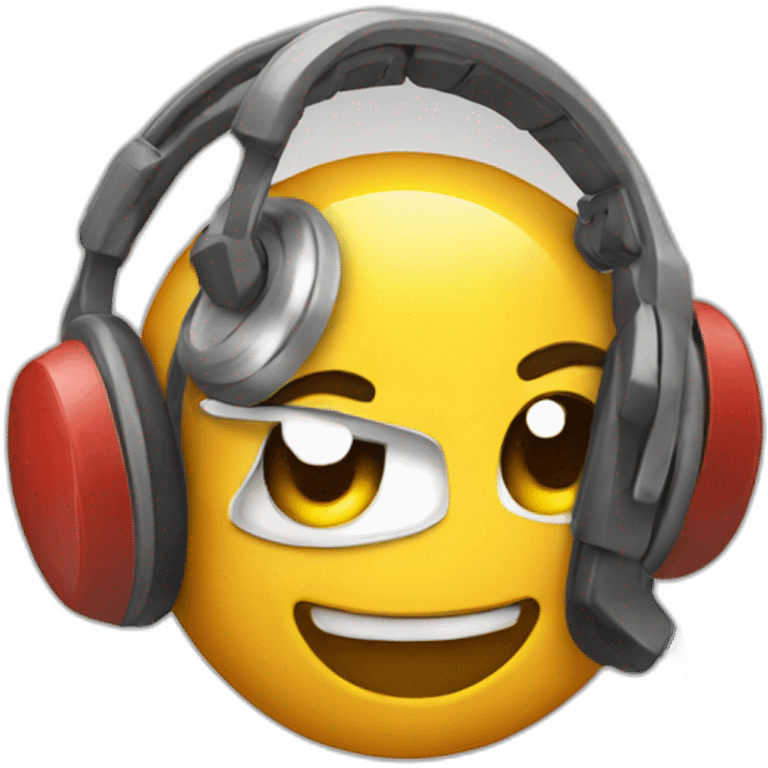 Alarm on headphones emoji