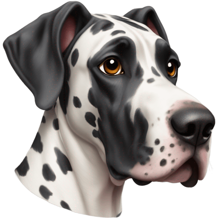 Harlequin Great Dane  emoji