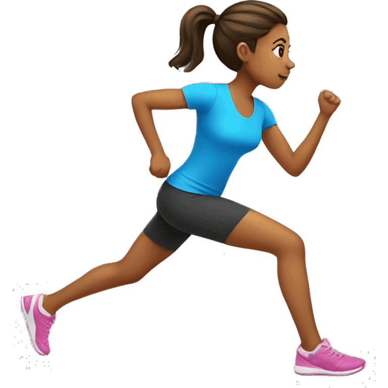 girl doing exercise  emoji