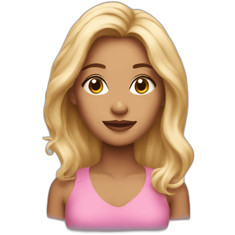 Vanessa blonde emoji