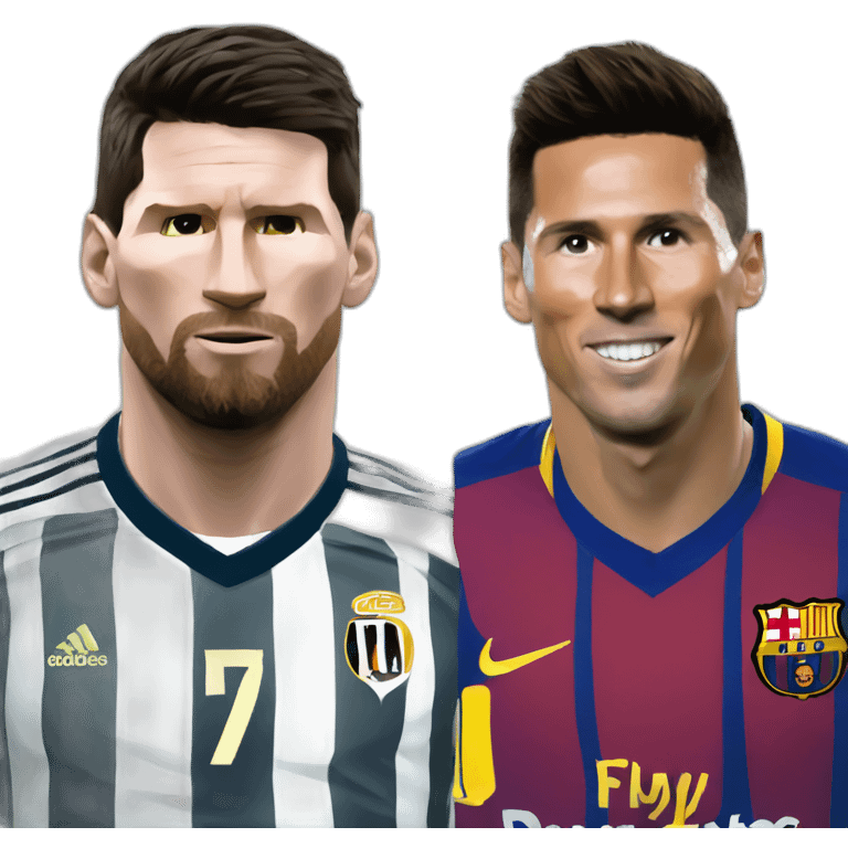 messi vs ronaldo emoji