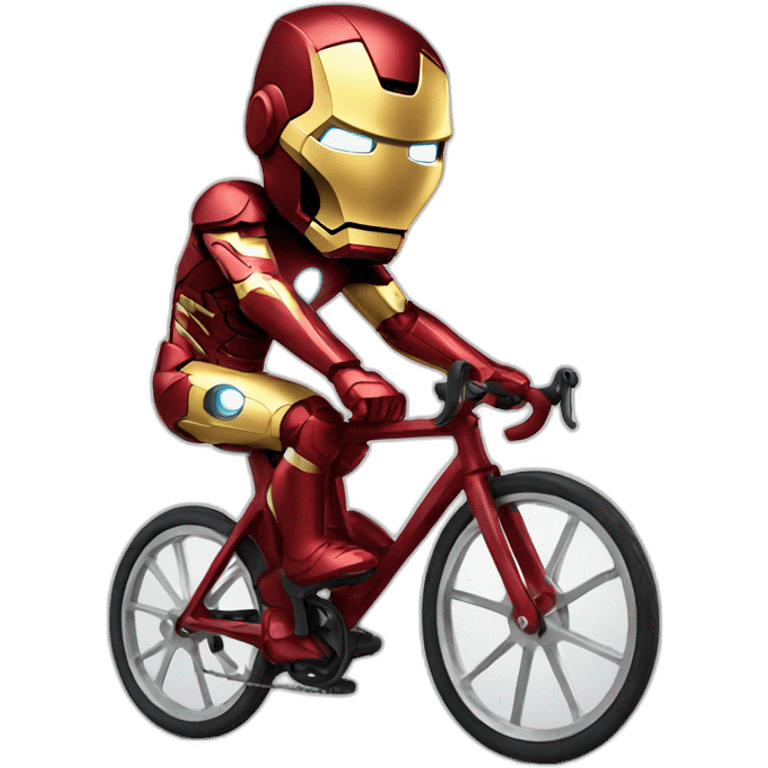 Ironman riding bike emoji