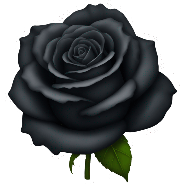 Black rose emoji