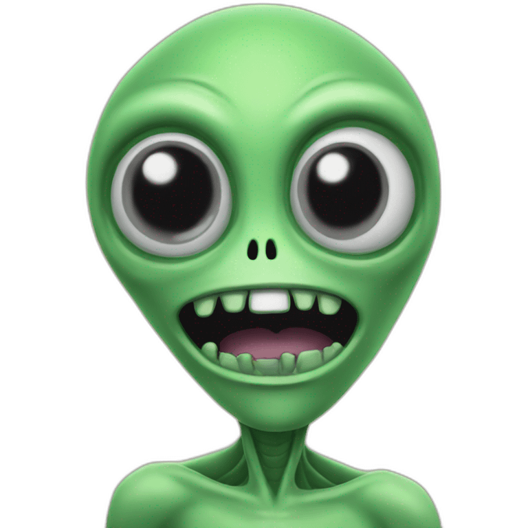 Alien-making-a-selfie emoji