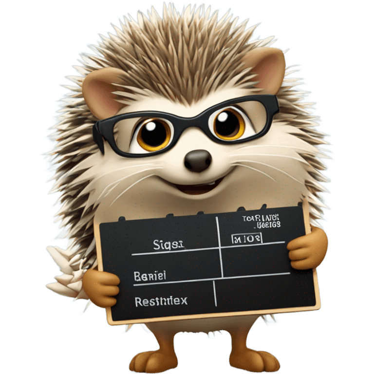 hedgehog movie director emoji