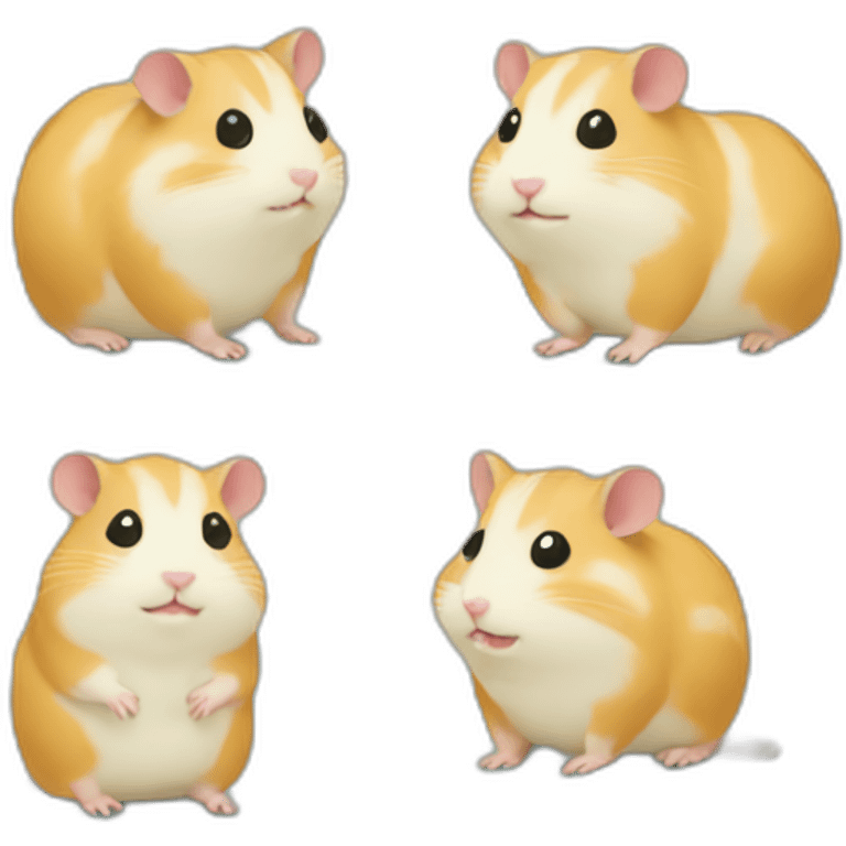 hamster gardening emoji