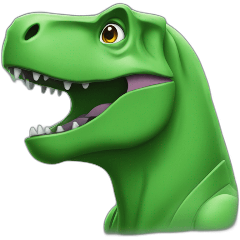 techsupport trex green emoji