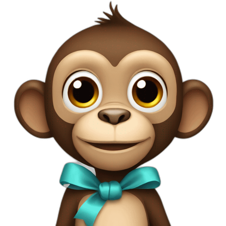 Birthday monkey emoji