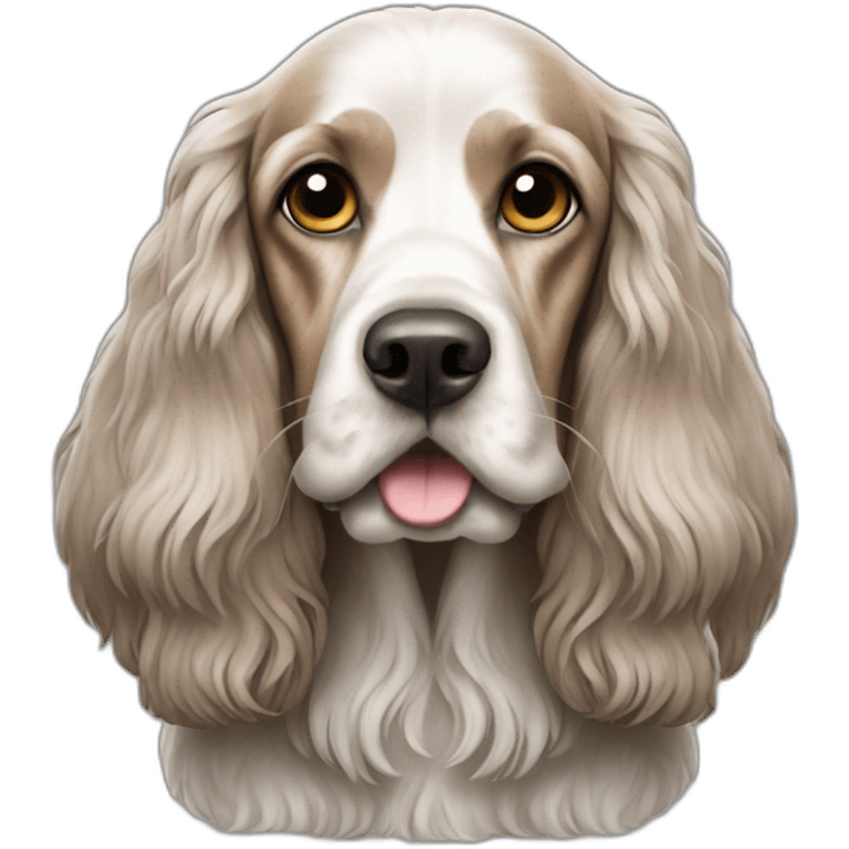 Dog-english-cocker-spaniel-full-body emoji