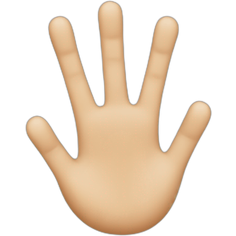 Four Fingers emoji