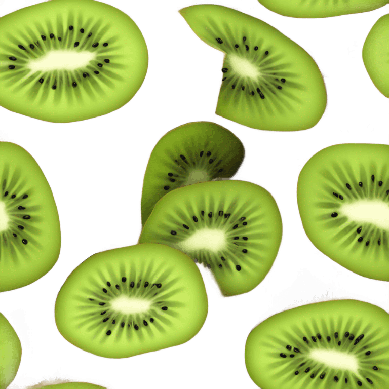 3d kiwi fruit emoji