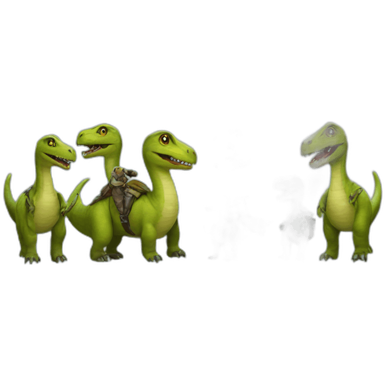 dino riders emoji