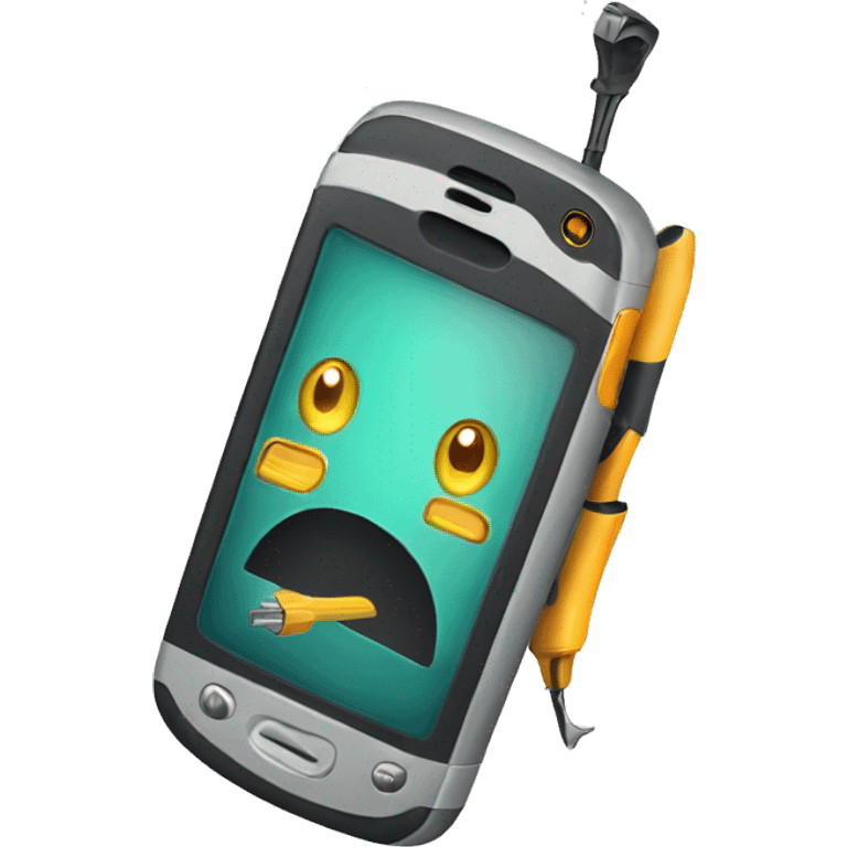 Repair phone  emoji