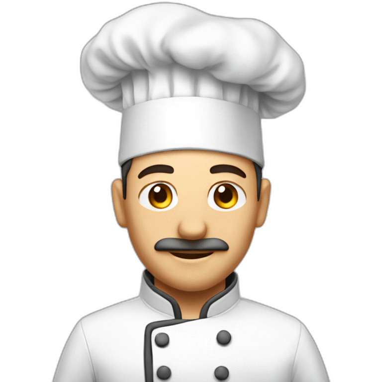 chef with rat on his head like ratatouie emoji