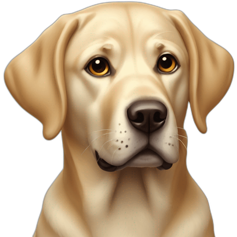 Perro labrador emoji