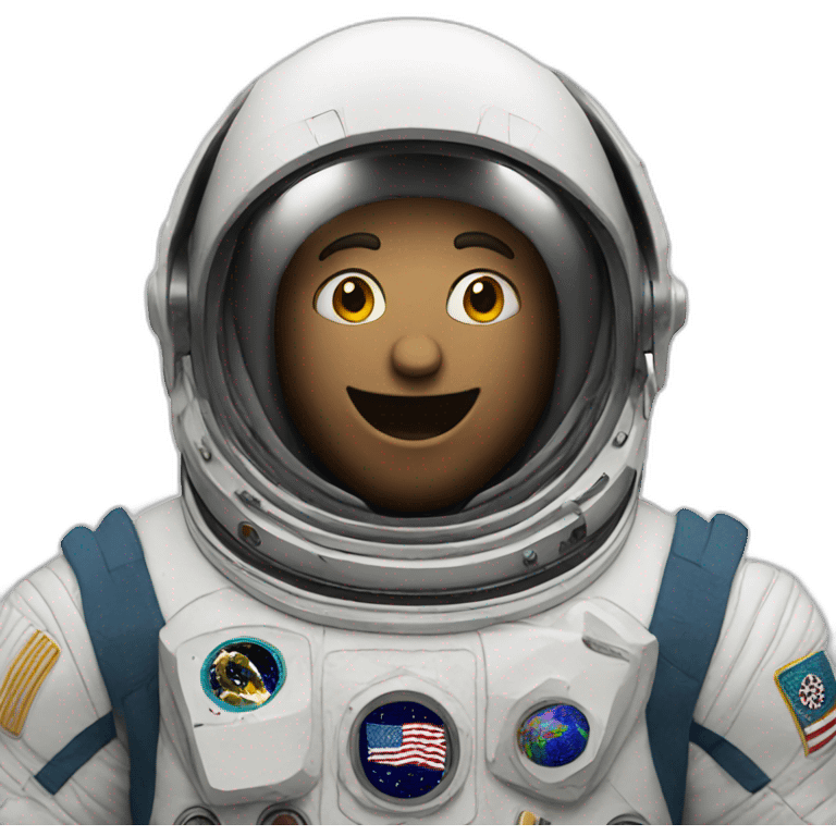 crazy spaceman emoji