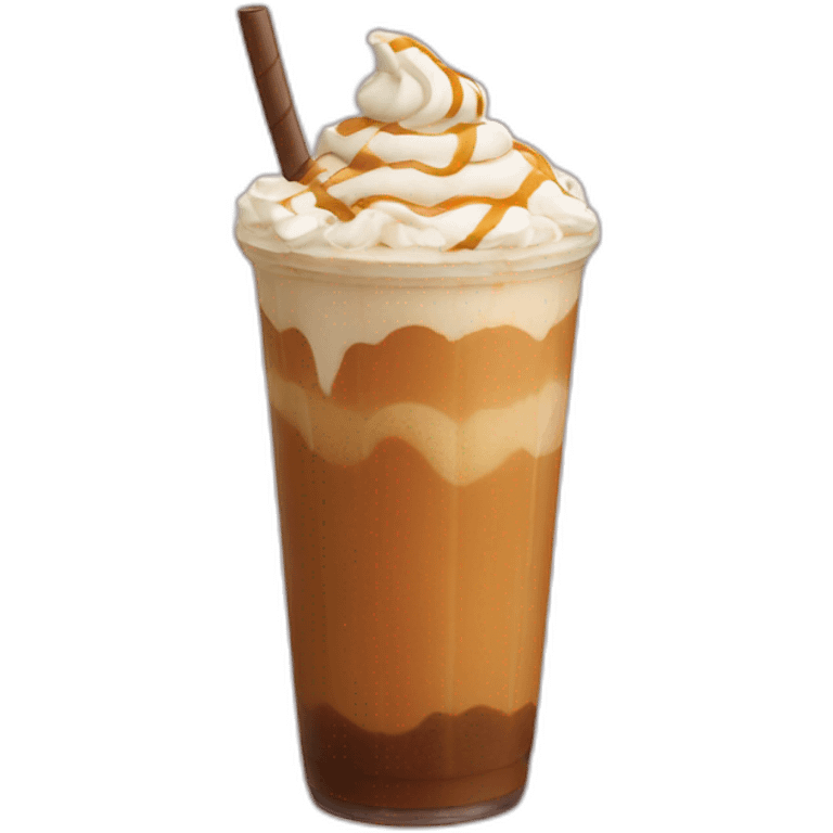 Caramel frappe  emoji