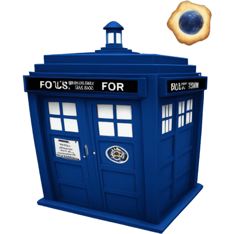 Tardis in Flight emoji