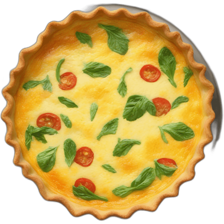 Super recette quiche emoji