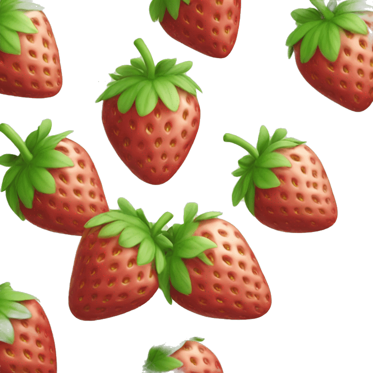 Strawberry matcha emoji