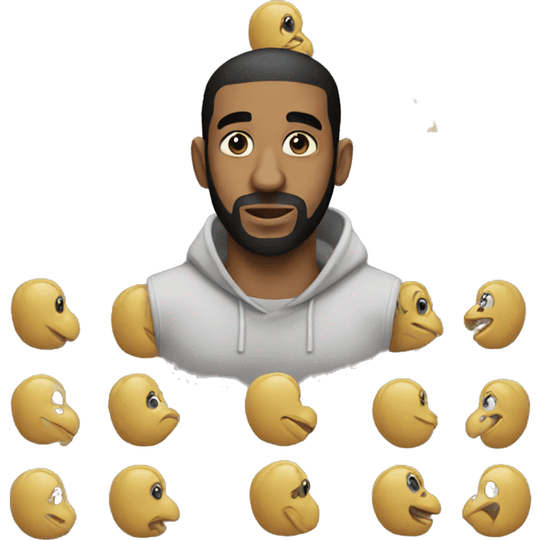 Black drake emoji