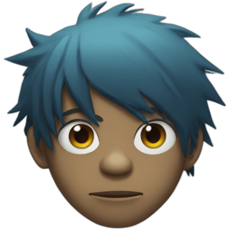 gorillaz 2D emoji