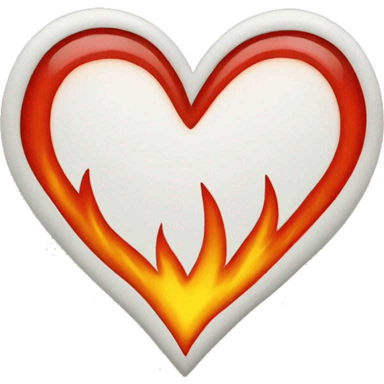 Fire heart emoji