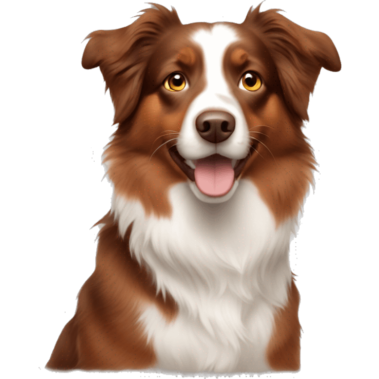 Red australian shepherd emoji