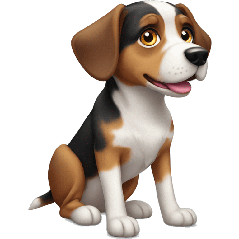 Australian Shepard beagle mix dog  emoji