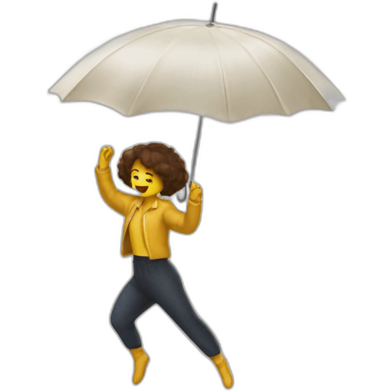 Parapluie danse  emoji