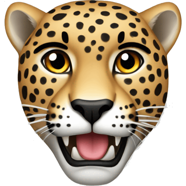 Lying jaguar emoji