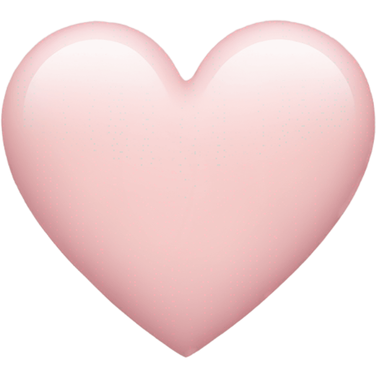 pale pink heart emoji