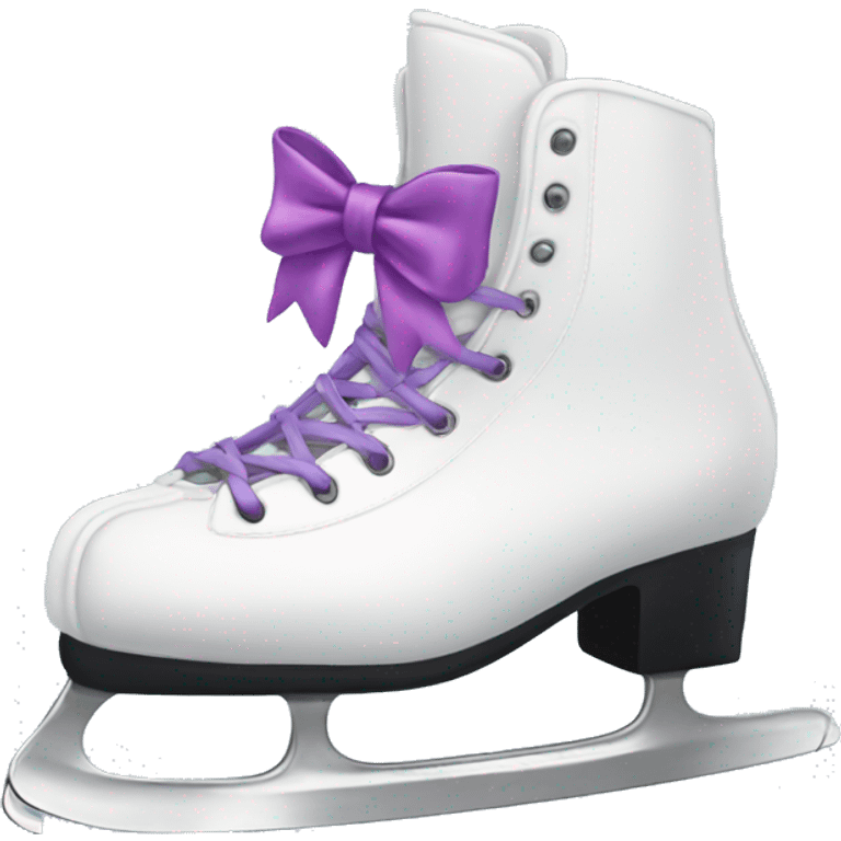 Ice skates with bows  emoji