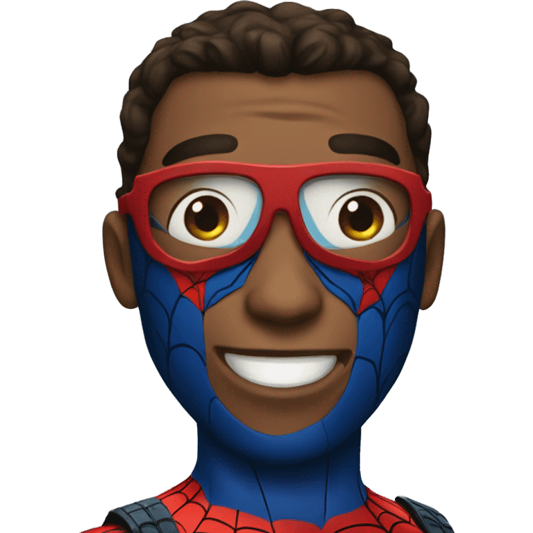 blue SPIDERMAN emoji