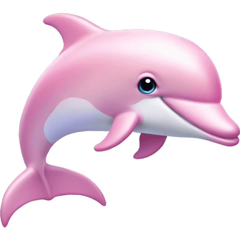 Pastel-pink-colors-dolphin emoji