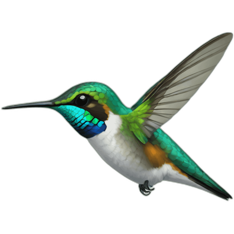 Bee hummingbird emoji