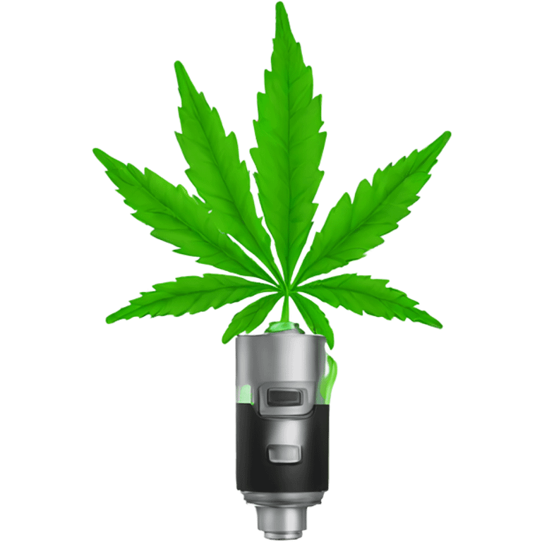 Weed vape emoji