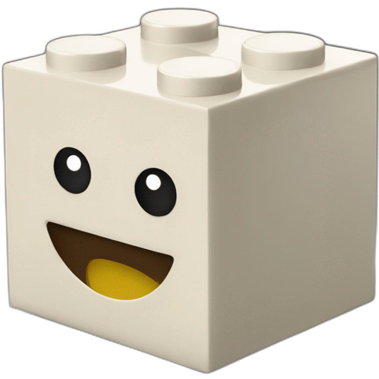 Lego block emoji