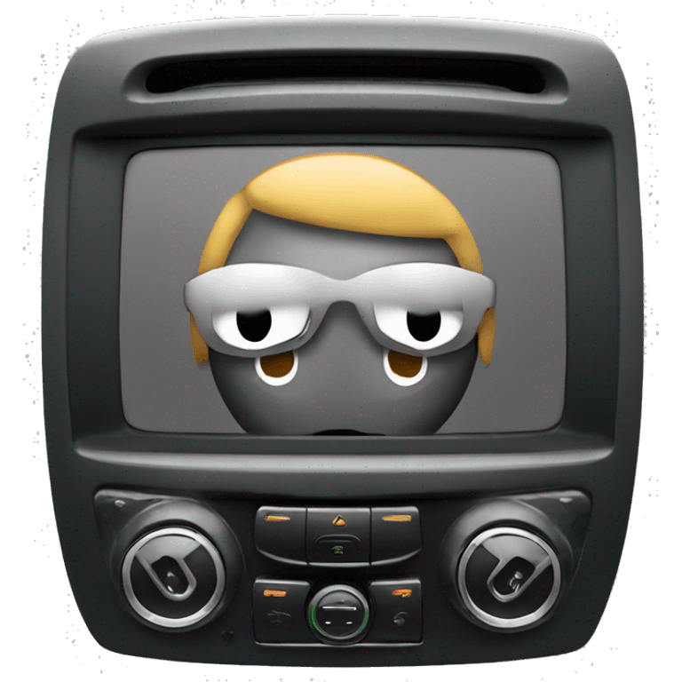 android car radio head unit  emoji