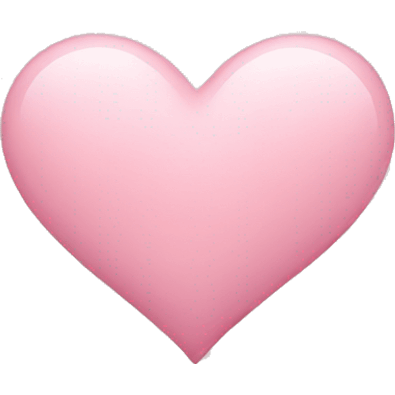 Light pink heart emoji