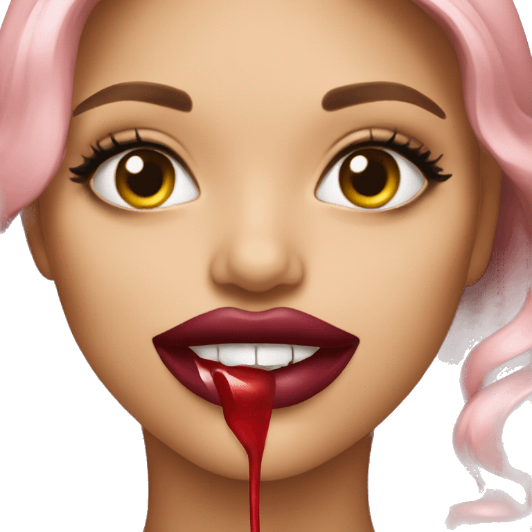 yummy lipgloss emoji