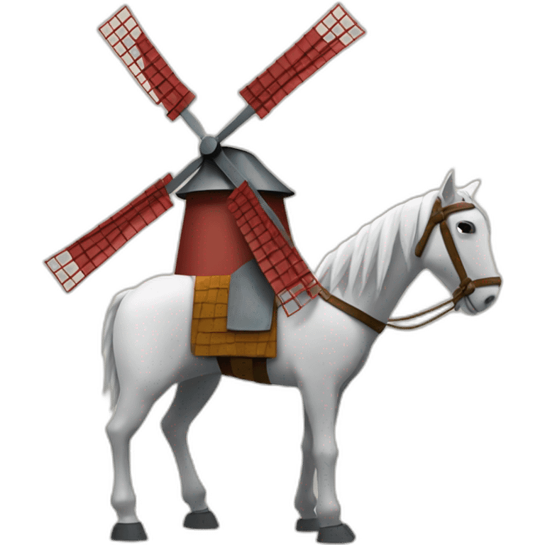 don quixote tilting at a windmill emoji