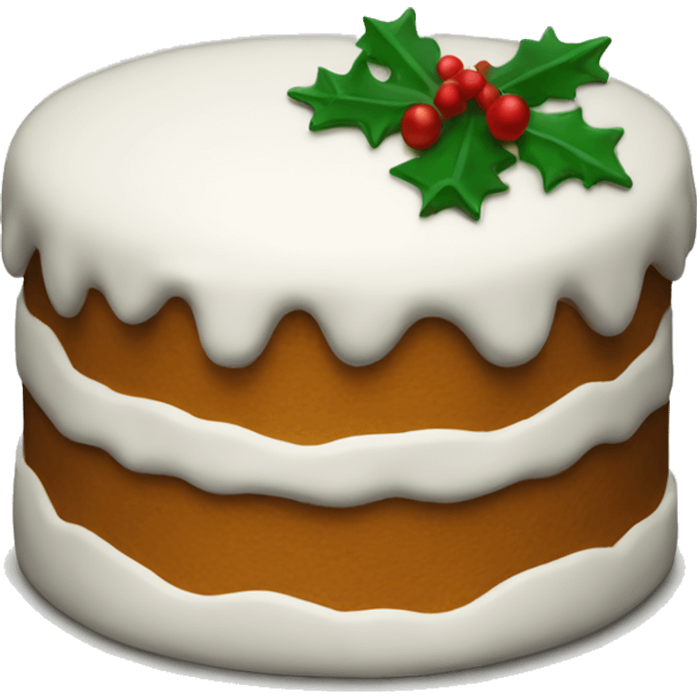 christmas cake emoji