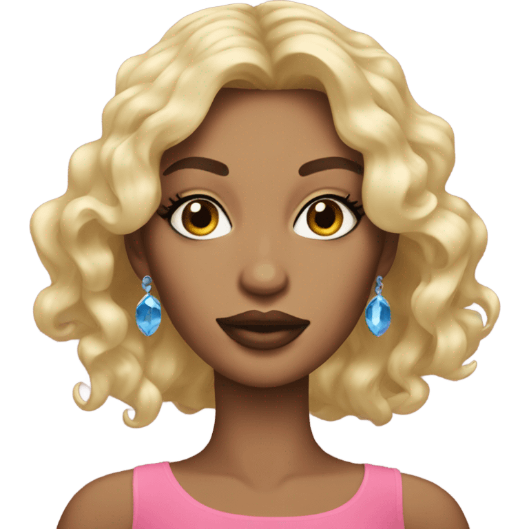 Model glam emoji