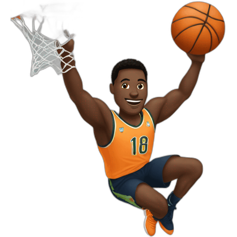 Victor wembanyama qui dunk emoji