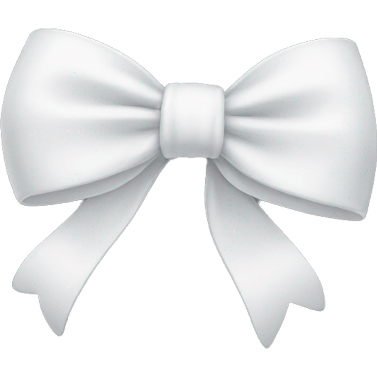 white bow emoji