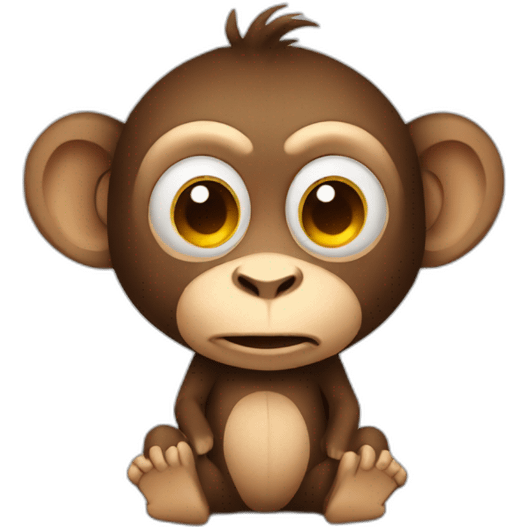 drunk monkey emoji