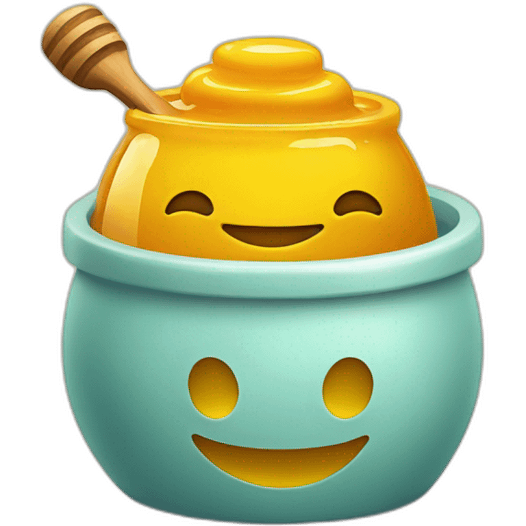 honey pot which smiles emoji